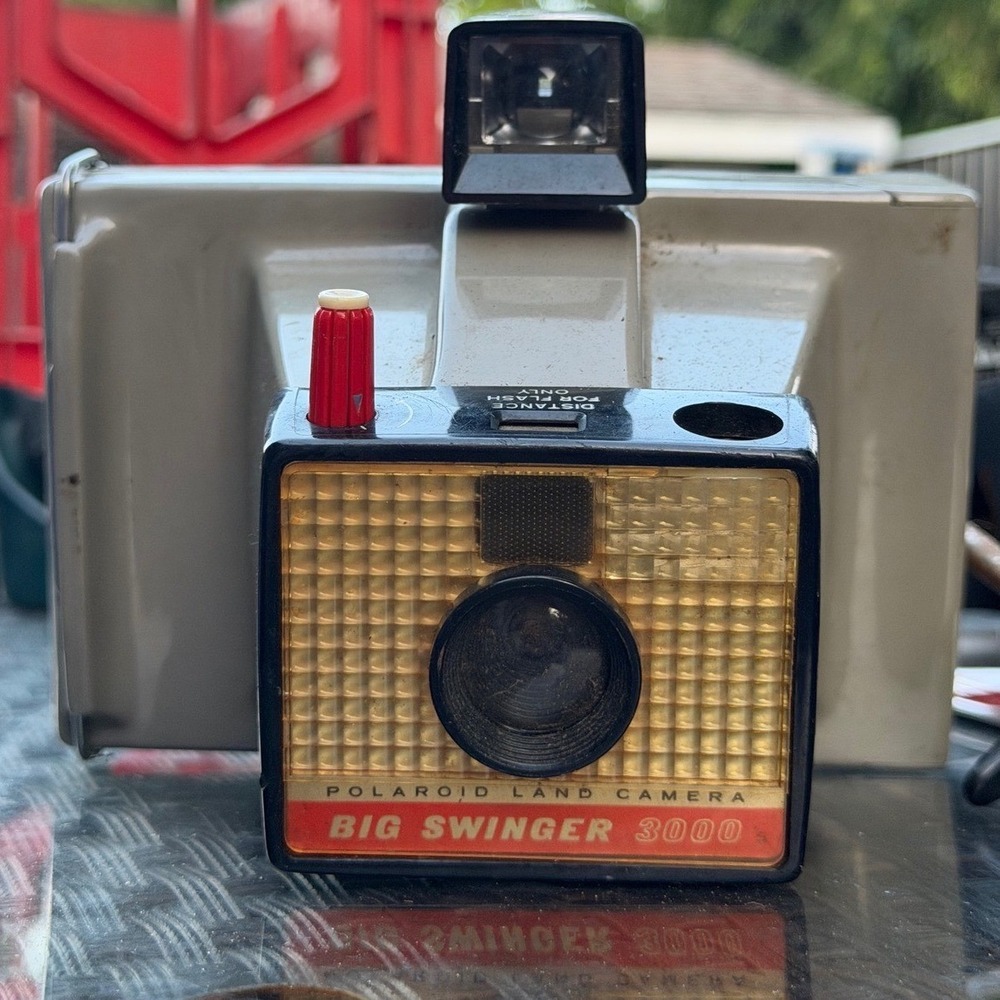 Vintage Polaroid Big Swinger 3000 Land Camera Unisex OS Gray Good